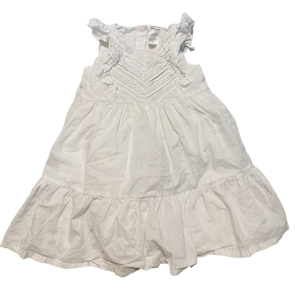 OshKosh B'gosh Classic White Toddler Dress